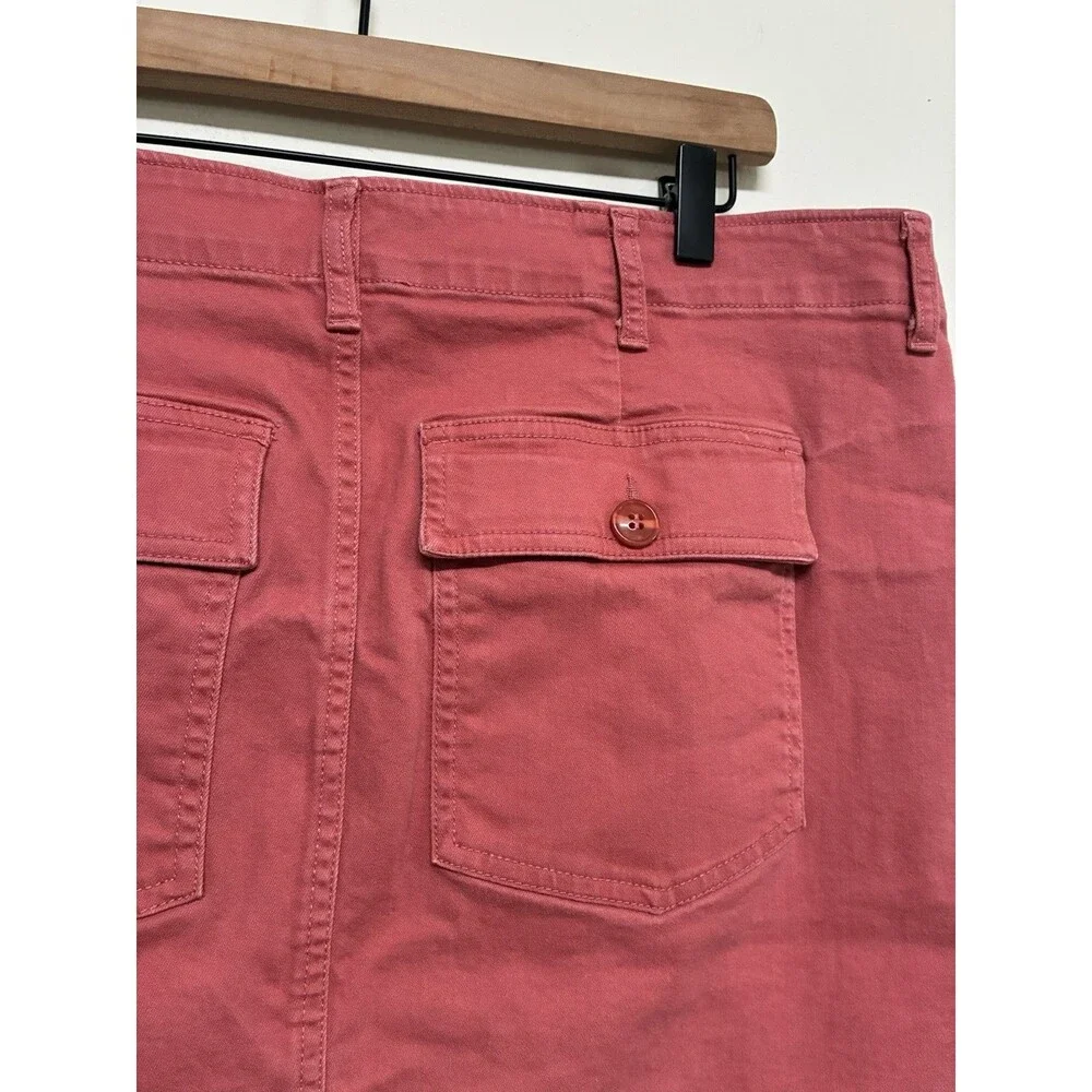 Liverpool Los Angeles Dusty Cedar 18W Maggie Mini Skirt